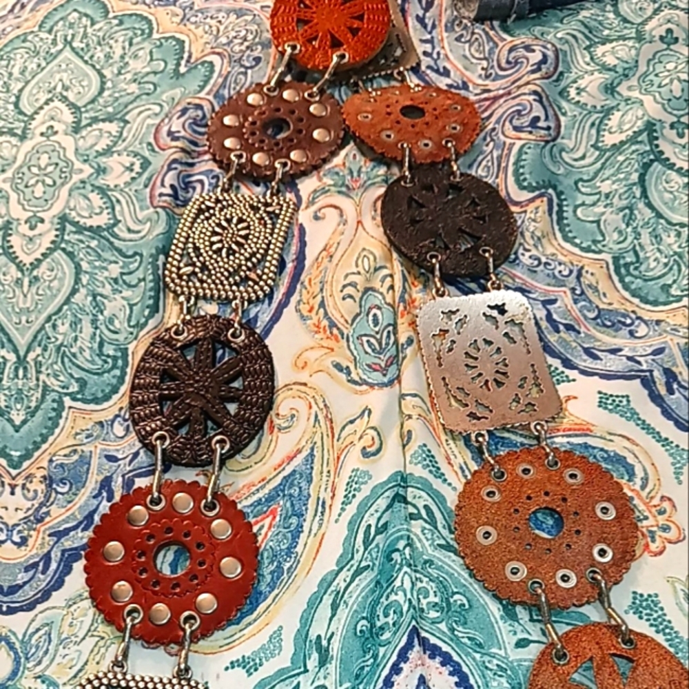 Fossil leather belt - Picture 1 of 4
